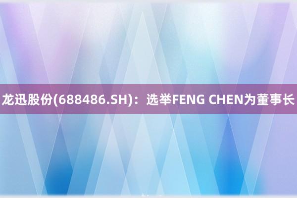 龙迅股份(688486.SH)：选举FENG CHEN为董事长